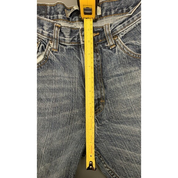 Lee Premium Select Relaxed Fit Straight Leg Work Jeans, Sz 31x24 Cut Off Raw Hem - Picture 5 of 16